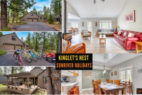 Welcome to the Kinglet's Nest, Spacious property with AC SHARC, Hot-tub, Bikes, Games, Grill, Golf and Pets